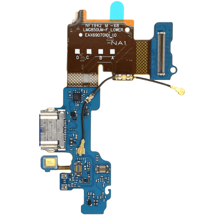 Charger Port with Mic and Antenna Replacement for LG G8X ThinQ LMG850U - Best Cell Phone Parts Distributor in Canada, Parts Source Charger Port with Mic and Antenna Replacement for LG G8X ThinQ LMG850U - Best Cell Phone Parts Distributor in Canada, Parts Source